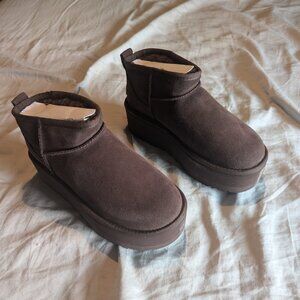 Ugg Women's Classic Ultra Mini Platform | Burnt Cedar | Size 6